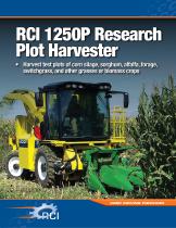 1250P Research Plot Harvester