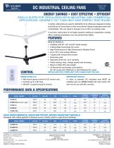 DC INDUSTRIAL CEILING FANS