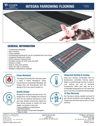INTEGRA FARROWING FLOORING