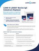 LAND O LAKES® Bovine IgG Colostrum Replacer