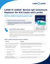 LAND O LAKES® Bovine IgG Colostrum Replacer for Kid Goats and Lambs