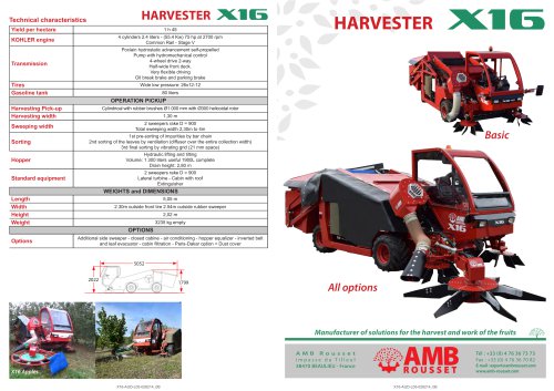 HARVESTER X16