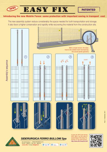 Introducing the new Mobile Fence: same protection with important saving in transport  cost