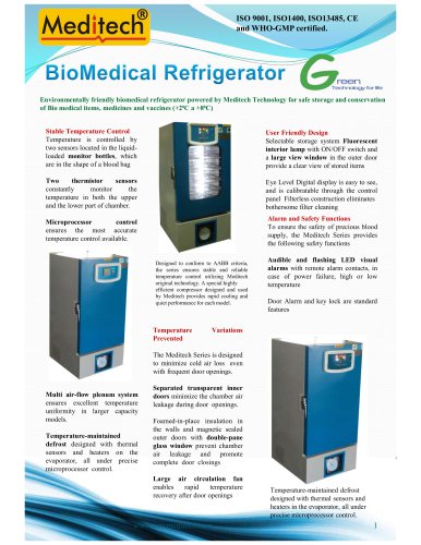 Biomedical lab Refrigerator