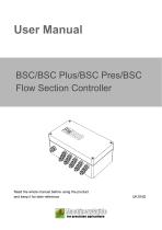 BSC/BSC Plus/BSC Pres/BSC Flow Section Controller