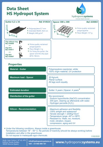 HS Hydropot System