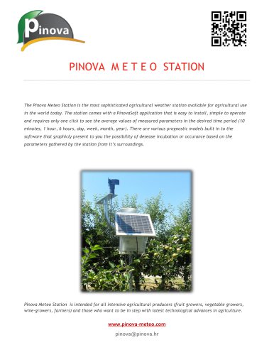 Pinova Meteo station