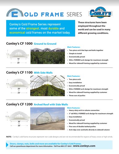 COLD FRAME SERIES