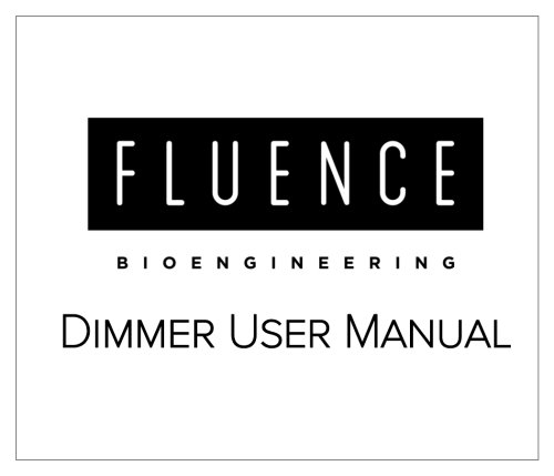 Dimmer User Manual