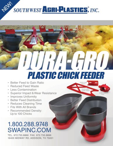 Dura-Gro Chick Feeder