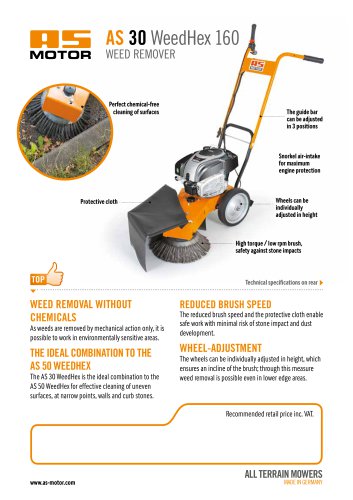 AS 30 WeedHex 140 Weed Remover