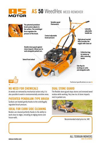 AS 50 WeedHex Weed Remover