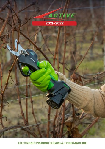 ELECTRONIC PRUNING SHEARS & TYING MACHINE