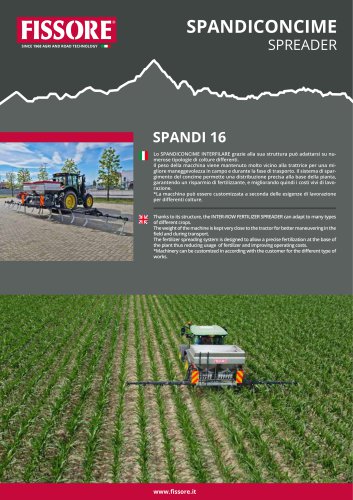 FERTILIZER SPREADER 16