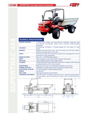 E12 G000 SUPERTRAC 4x4