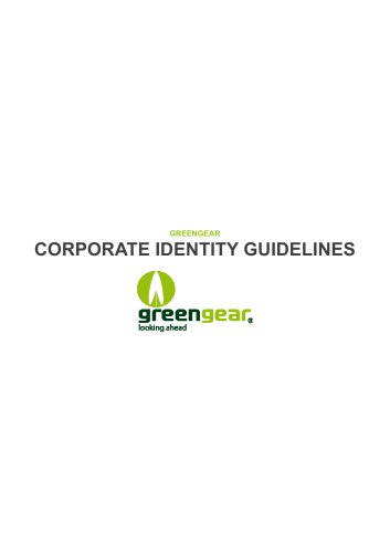 CORPORATE IDENTITY GUIDELINES