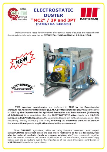 ELECTROSTATIC DUSTER “MC2”