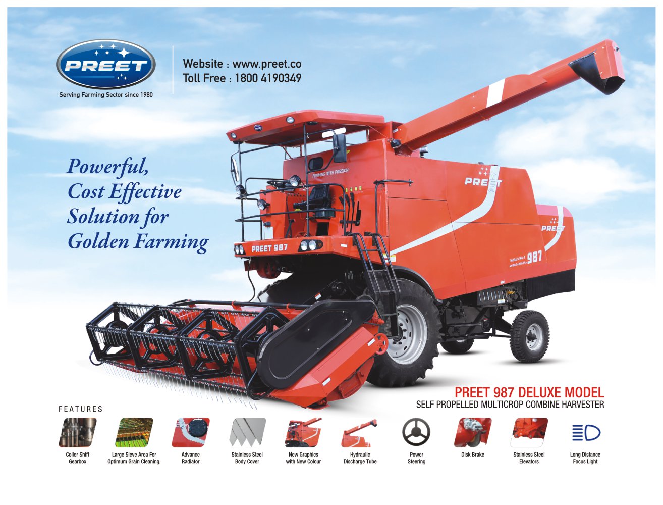 PREET 987 deluxe - PREET TRACTORS PRIVATE LIMITED