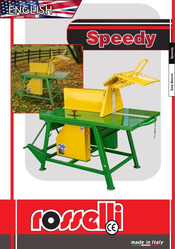 Circular saw for tractor / PTO with 700 blade - Speedy 700 R - Rosselli