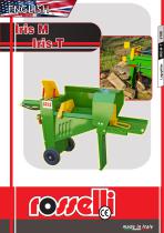 Iris - Horizontal log splitter with electric motor - Rosselli Snc