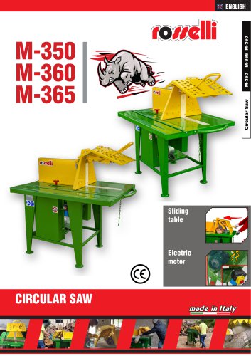 M-350 M-360 M-365 Circular saw - Sliding table