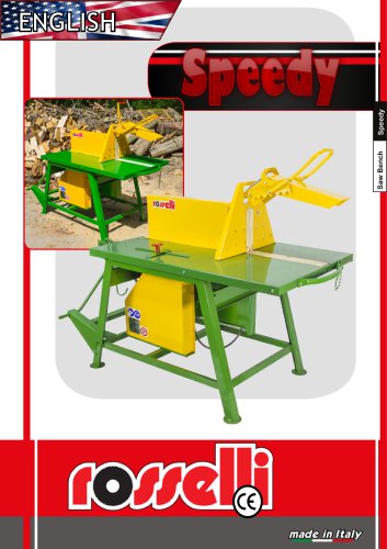 Speedy 700 R Circular saw with sliding table - Rosselli Snc