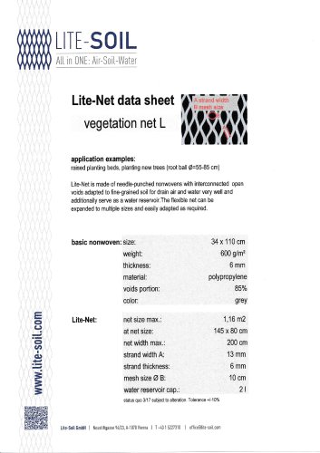 Lite-Net vegetation net L