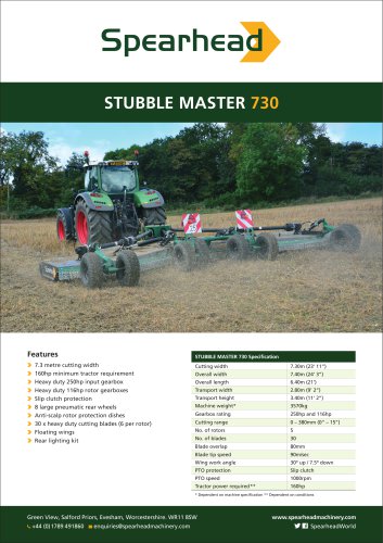 STUBBLE MASTER 730