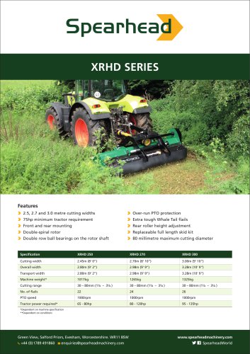 XRHD Range