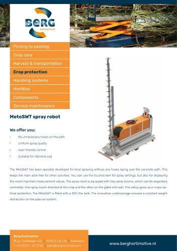 MetoSWT spray trolley