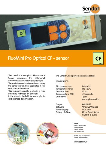 FluoMini Pro Optical CF - sensor