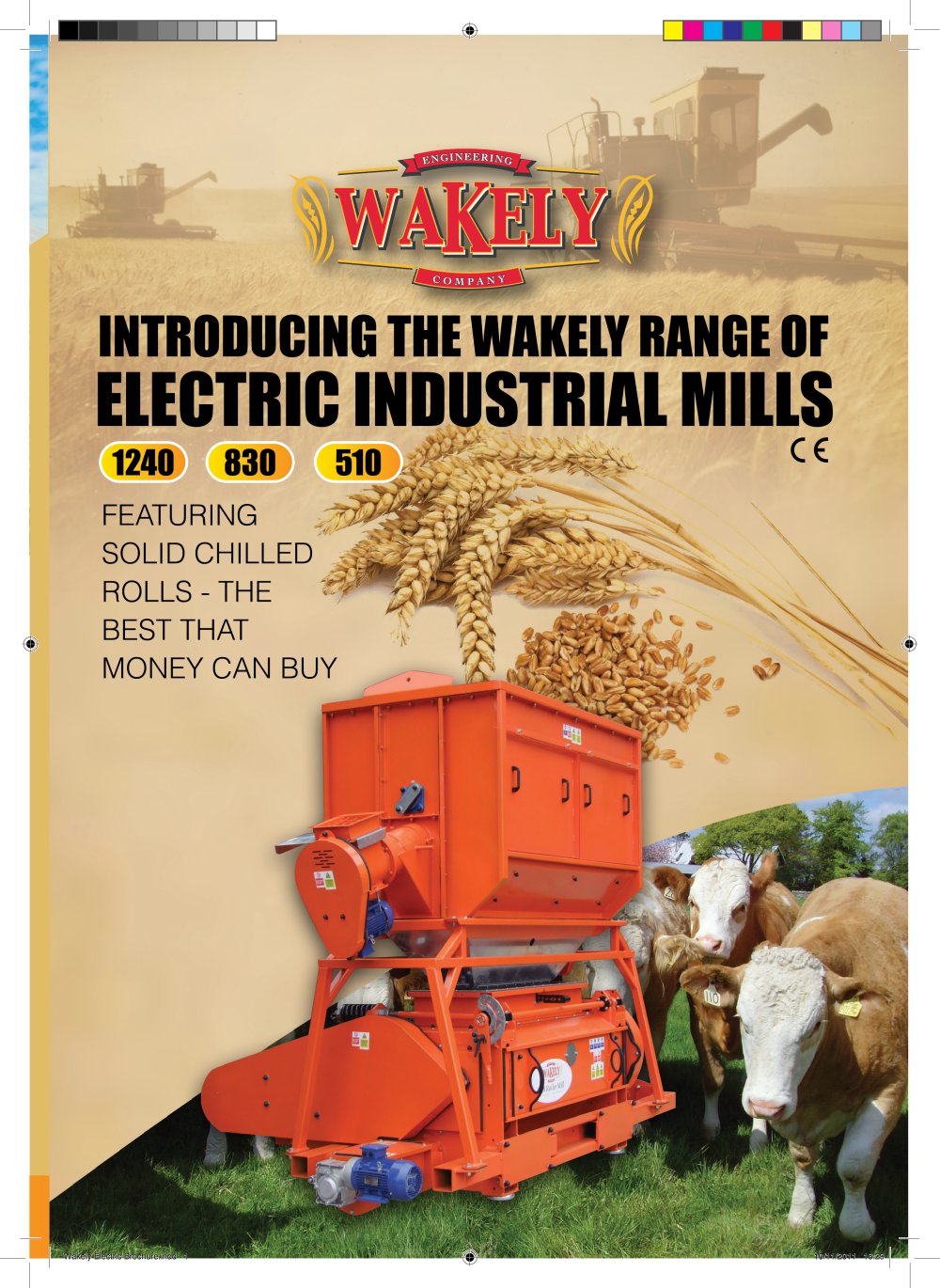 Large  industrial Electric grain mills - Wakely Engineering