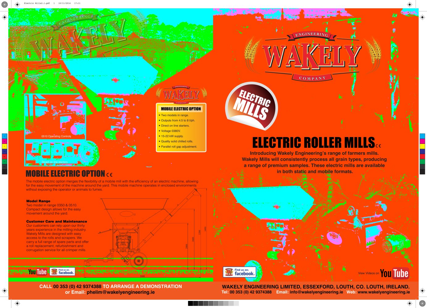 Small to medium Electric mills - Wakely Engineering