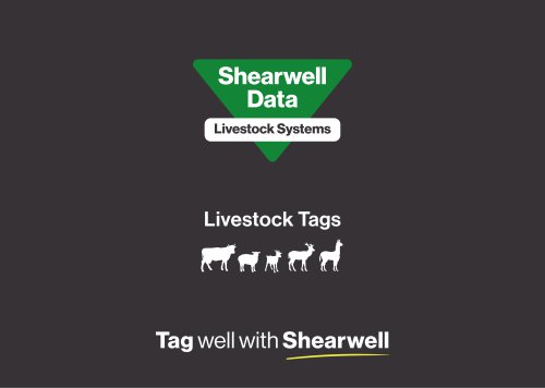 Shearwell Livestock Tags Guide - USA