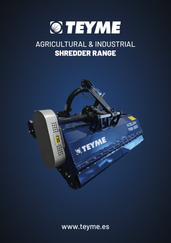 Teyme shredders PTO and hydraulic