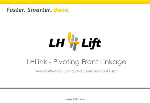 LHLink - Pivoting Front Linkage