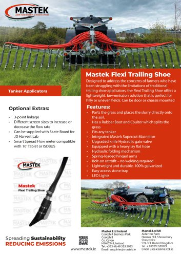 Mastek Flexi Trailing Shoe