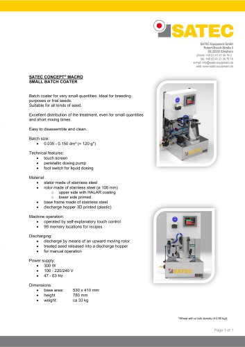 SATEC CONCEPT® MACRO