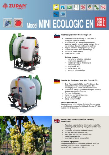 Model MINI ECOLOGIC EN