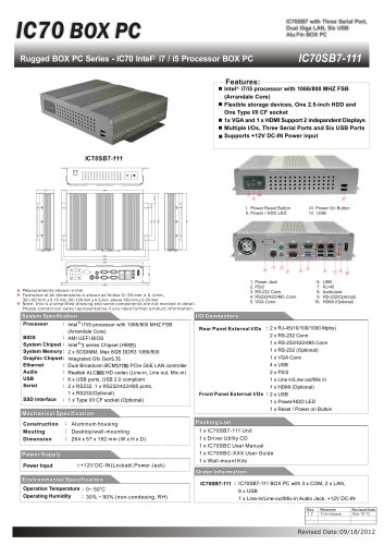 IC70 BOX PC