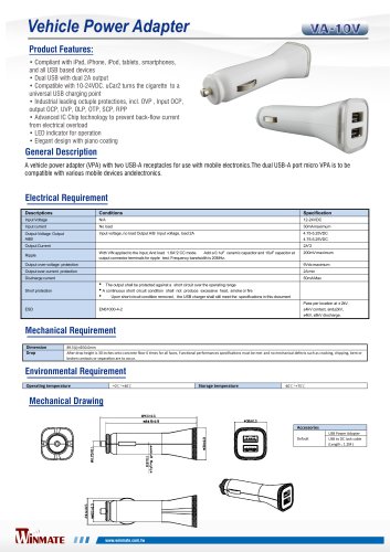 Vehicle Power Adapter