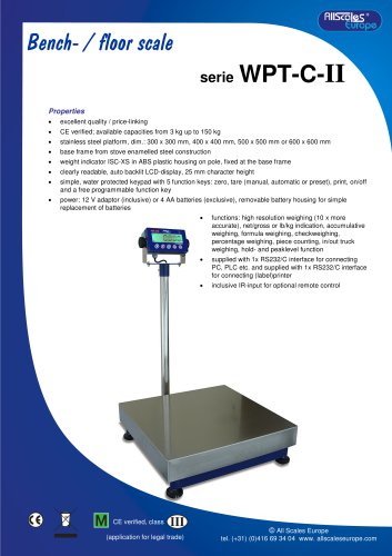 Bench Scale WPT-C-II