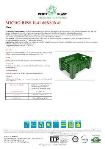 MICRO BINS H.41 60X80X41