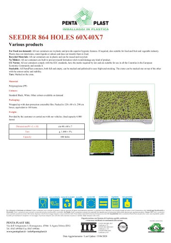 SEEDER 864 HOLES