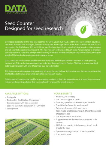 Seed Counter  Designed for seed research