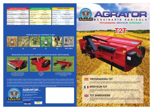 AGRATOR T2T MULCHER 3.2M-7.2M