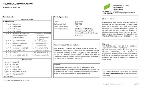 Basfoliar® Fruit SP