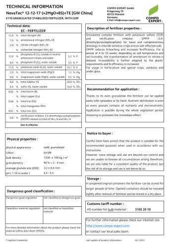 NovaTec® 12-12-17(+2+TE)