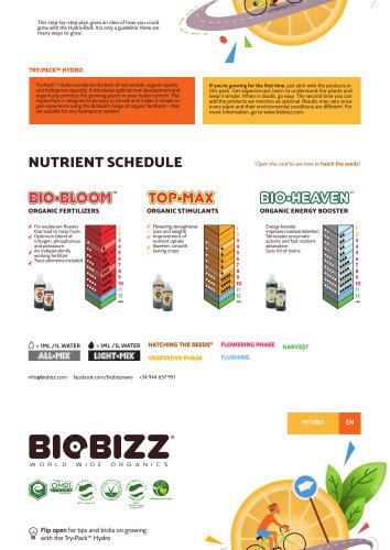 NUTRIENT SCHEDULE