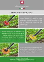 Finger weeders for mechanical weeding in horticultural crops